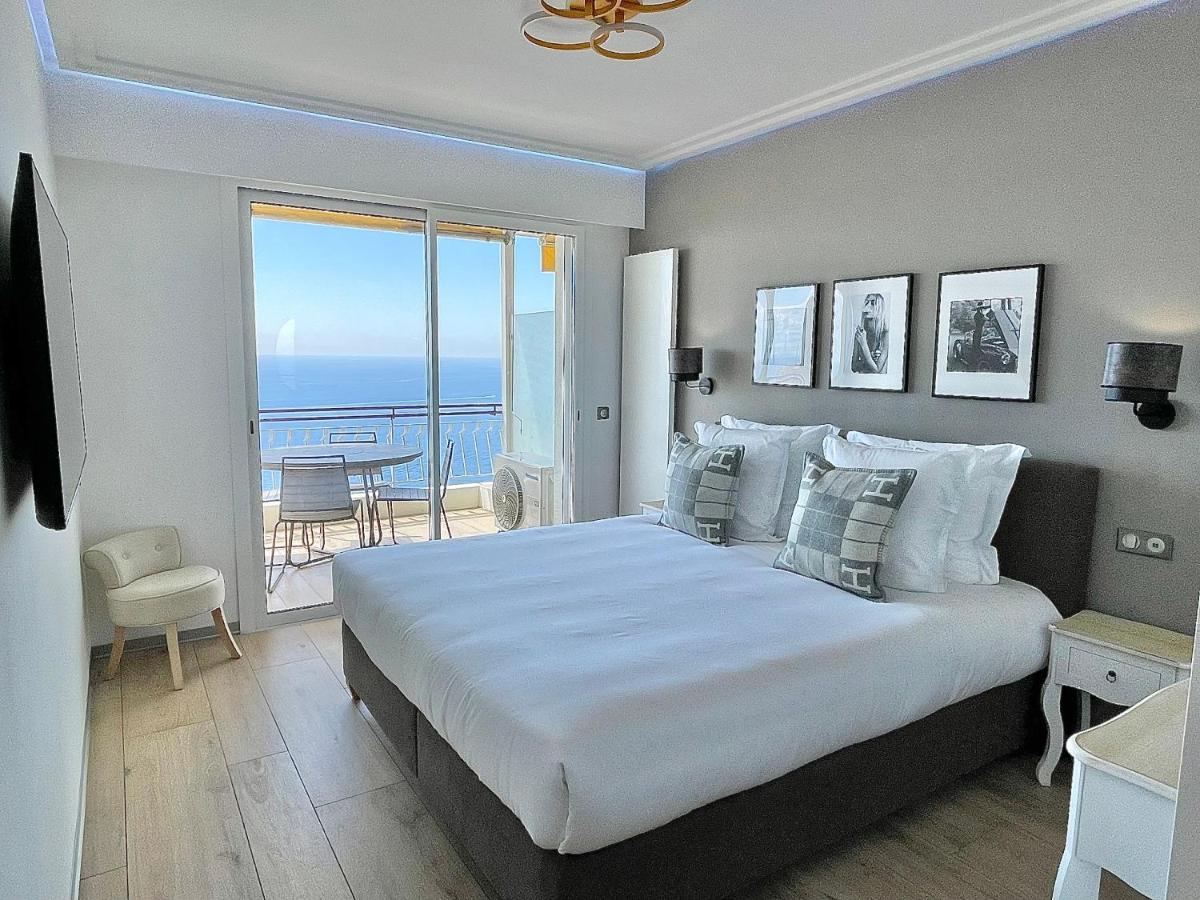 Mybluevista Luxury Panoramic Sea View Apartments Cap D Ail Near Monaco Cap-d'Ail Exterior foto