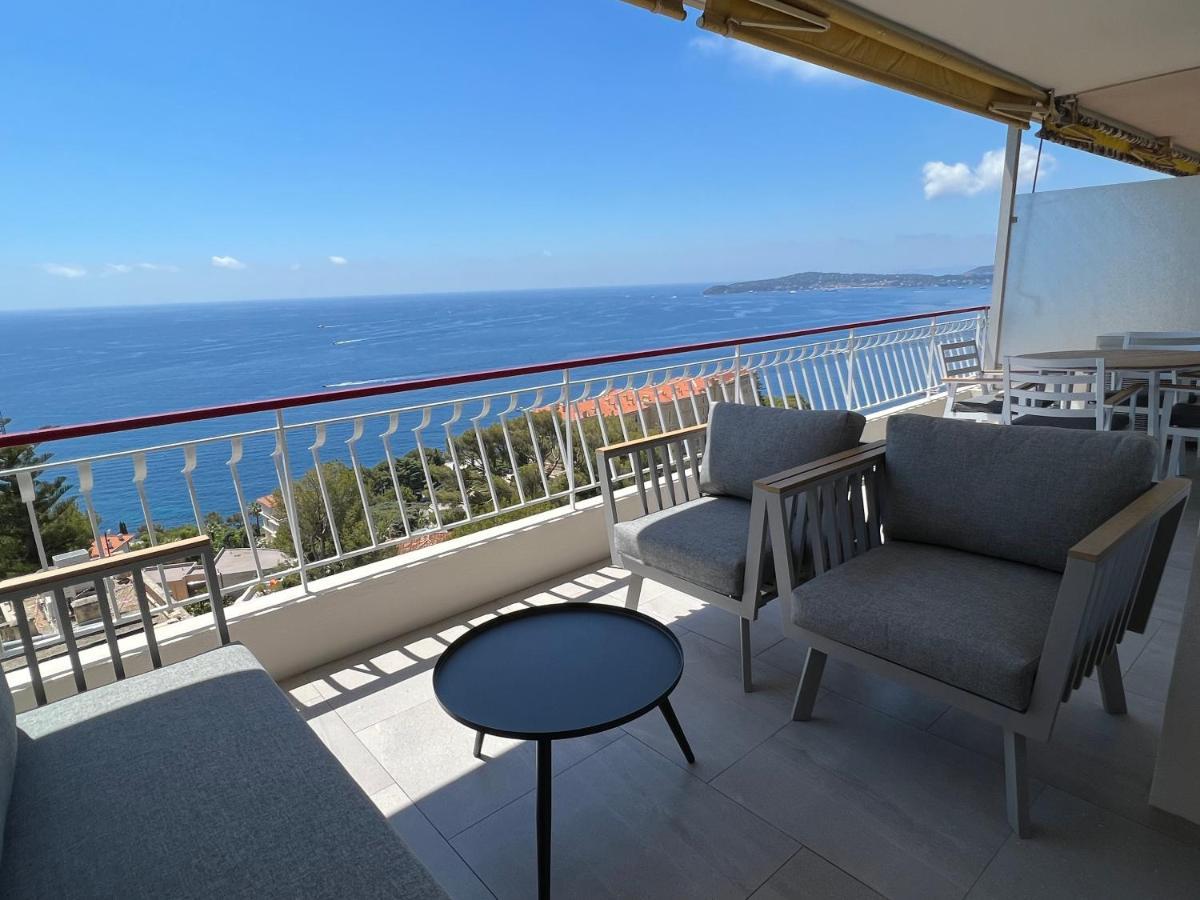 Mybluevista Luxury Panoramic Sea View Apartments Cap D Ail Near Monaco Cap-d'Ail Exterior foto